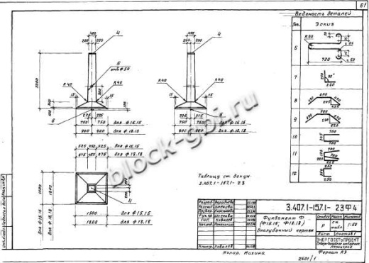 Фундамент Ф18.18