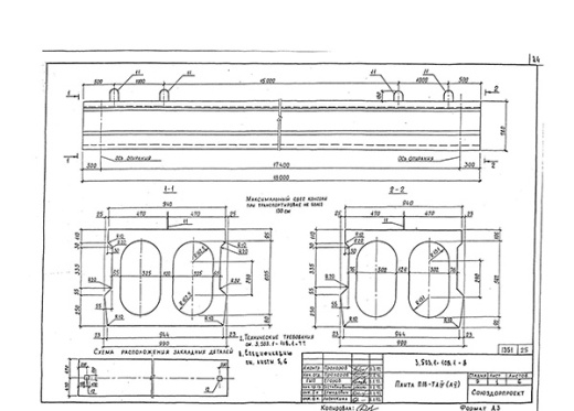 Плита пустотная П18-ТАIV-1 Плита пустотная П18-ТАIV-1