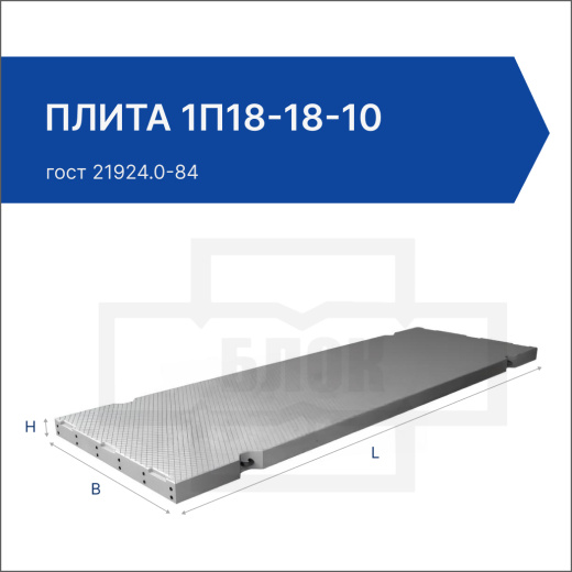 Плита 1П18-18-10