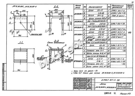 Лоток ЛК 75.90.90-6