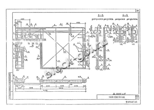 Диафрагма жесткости 1ДПК 56.33л Диафрагма жесткости 1ДПК 56.33л