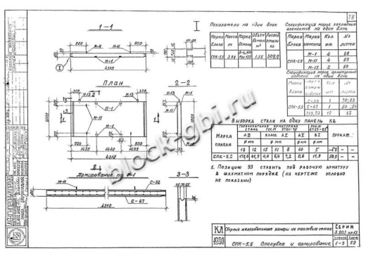Средняя плита тепловой камеры СПК 5.5 Средняя плита тепловой камеры СПК 5.5