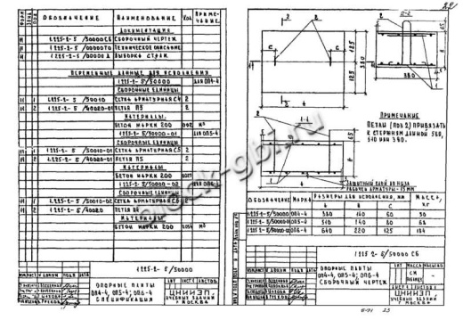 Опорная подушка ОП 6-4 Опорная подушка ОП 6-4