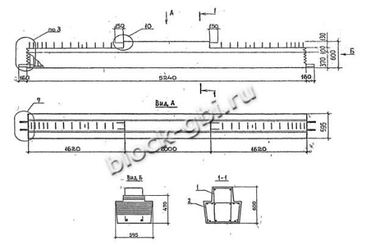 Ригель 2Р 6.2.53-2 Ригель 2Р 6.2.53-2