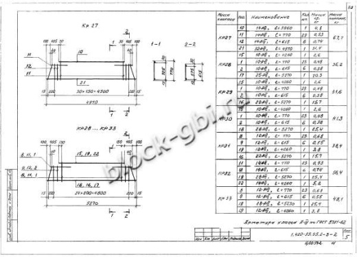 Ригель Б40С лев-1