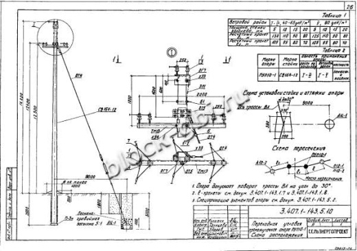 Переходная угловая промежуточная опора ПУП10-1