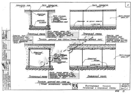 Тоннель Тв 240-300-1 односекционный Тоннель Тв 240-300-1 односекционный